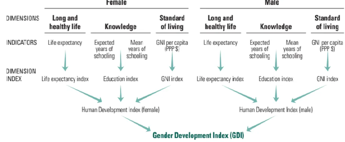 Figure 2.5: Gender Development Index (GDI)  Source: UNDP 2016 