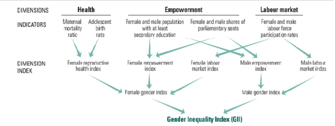 Figure 2.7: Gender Inequality Index (GII)  Source: UNDP 2016 