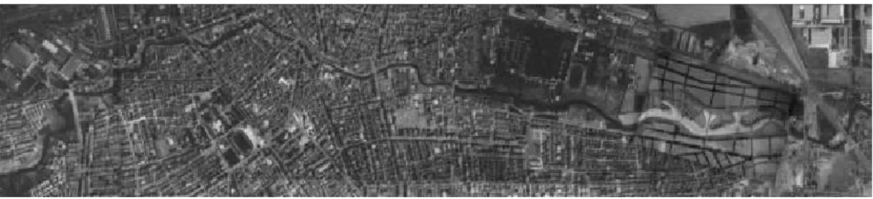Figure 1. Aerial map: City of Eskişehir (Photo from the archive of Chamber of Architects)