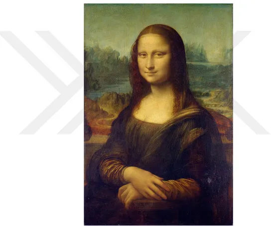 Şekil 1.5: Leonardo Da Vinci, Mona Lisa (1519), Louvre Müzesi, Paris 77x53cm, 