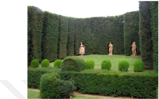 Şekil 2.16: Toscano’da bulunan Marlin Villa Reale Garden’daki bitkilerden yapılmış 