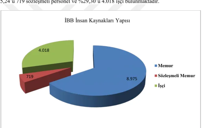 Şekil 4.2: İBB İnsan Kaynakları Yapısı 