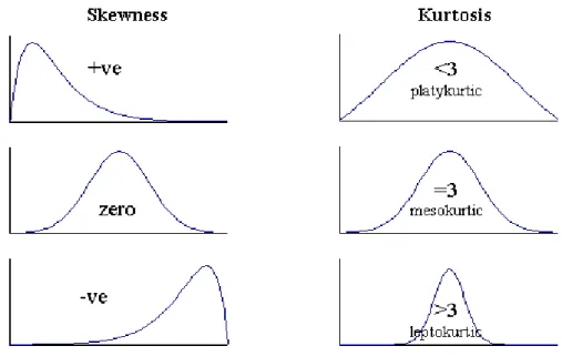 Figure 5.7: Skewness and Kurtosis graphs 