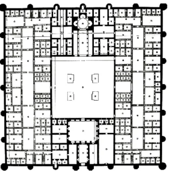 Fig. 3: Plan of the palace, Mshatta, Jordan.Begun 740s. ( Source: IRCICA, 2013)