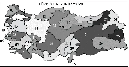 ġekil 3.7: Türkiye‟nin Hidrolik Havzaları [11]  3.3.3.1 Türkiye’nin hidrolik enerjisi potansiyeli 
