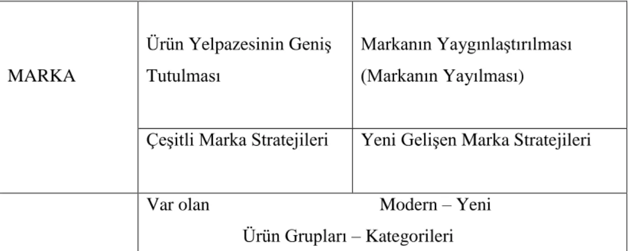 Şekil 3: İşletmelerde Markalama Stratejileri (Karafakıoğlu,2006). 