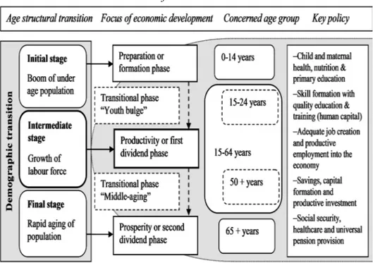 Figure 1. Age structural transition and economic development: A framework