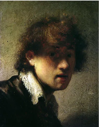 Şekil 2.13: Rembrandt.“Otoportre” 1629  Kaynak: https://tr.pinterest.com/onuraydemir/rembrandt/ 