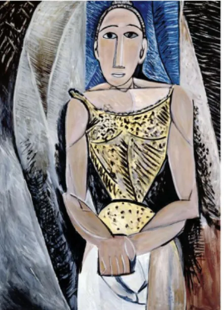 ġekil 2.6: Mike Bidlo Not Picasso, Woman in Yellow, 1987  Kaynak: https://www.artsy.net/artwork/mike-bidlo-not-picasso-woman-in-yellow-1907 