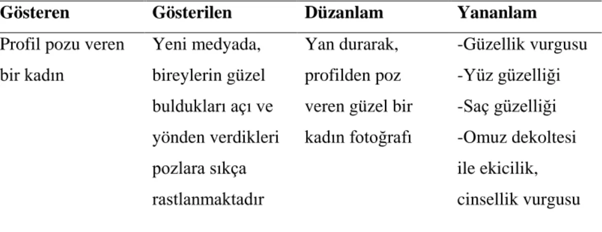 Çizelge 4.9:  Seçilen paylaşımın Roland Barthes’a Göre Görsel Göstergelerinin  Çözümlemesi- “op.dr.cevdet_murat_akagun” 