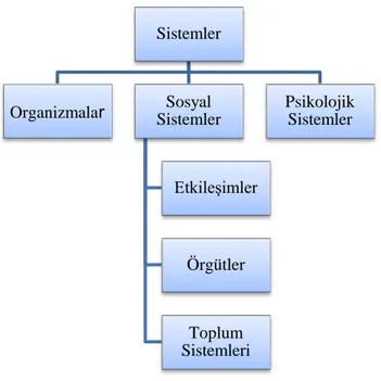 Şekil 2.3: Sistemler  Kaynak:  (Çataloluk, 2010: 9) 