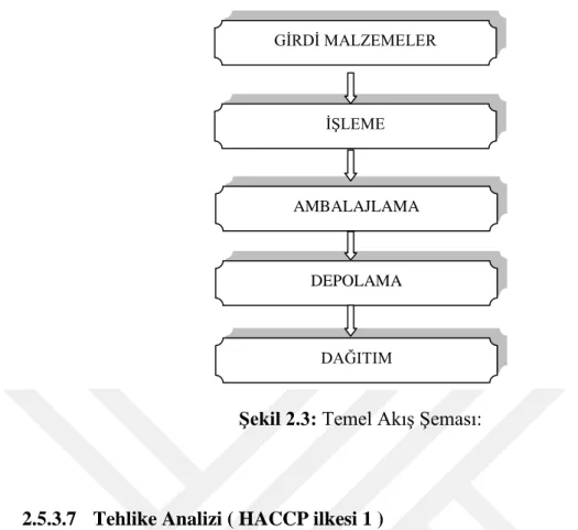 Şekil 2.3: Temel Akış Şeması: 