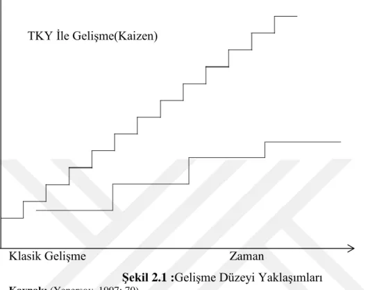 Şekil 2.1 :Gelişme Düzeyi Yaklaşımları 