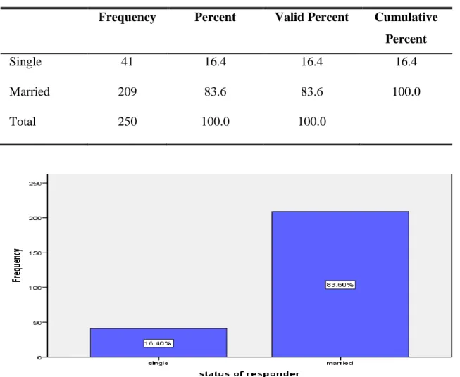Table 4.3: Status of Respondents 