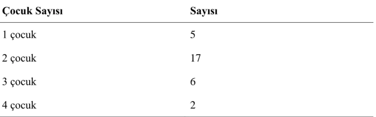 Çizelge 3.6: Katılımcıların ekonomik durumlarına göre dağılımları 