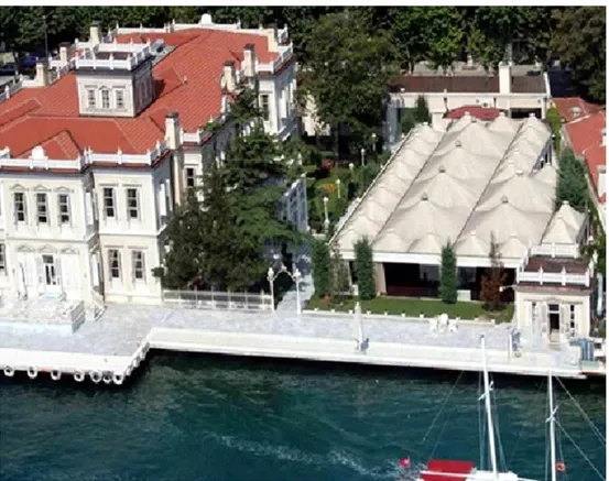 Şekil 7. Said Halim Paşa Bina Ve Bahçe İlişkisi (http://saithalimpasa.com/  Erişim Tarihi: 11/02/2014)