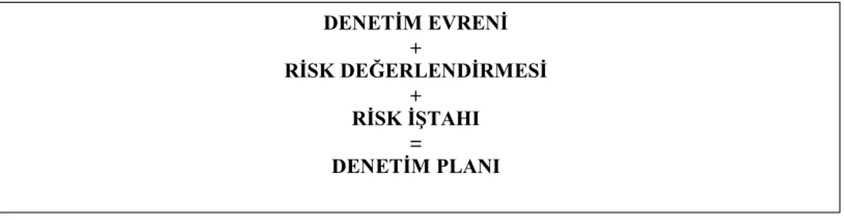 Şekil 3.3: Risk bazlı iç denetim planının oluşturulması