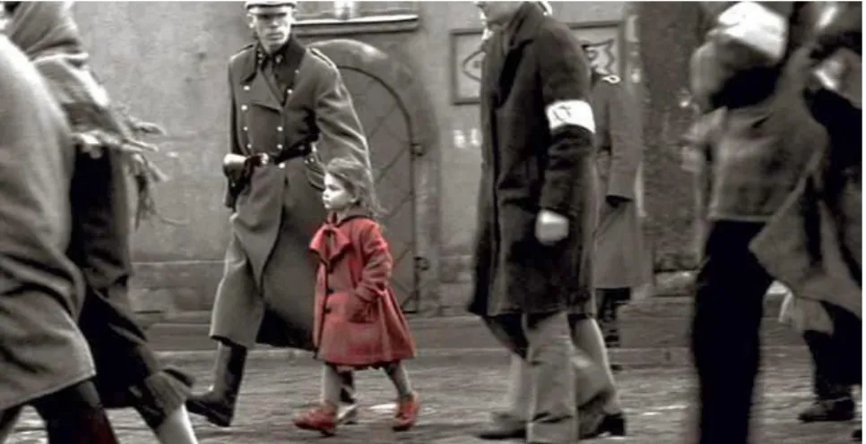 Şekil 3.4: Schindler’s List filminden bir kare 