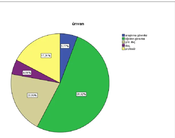 Çizelge 4.8: Unvana İlişkin Bulgular 