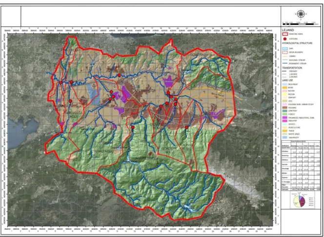 Figure 2. Actual land use (Küçükali 2012) 