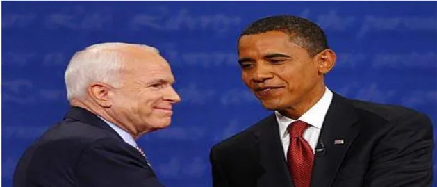 Şekil 2.13:  ABD Başkanı seçilen Barack Obama ve John McCain