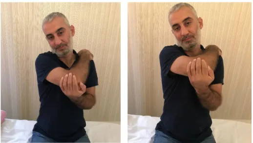 Şekil 3. 24 : Posterior Kapsül Germe Egzersizi 