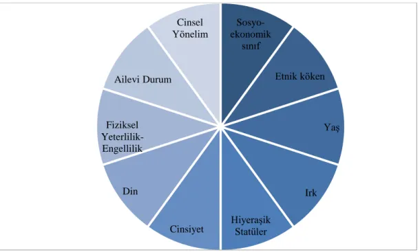 Şekil 2.1 : Çalışma Yaşamında Farklılıklar: Temel Boyutlar.  Kaynak: Sürgevil, 2010 