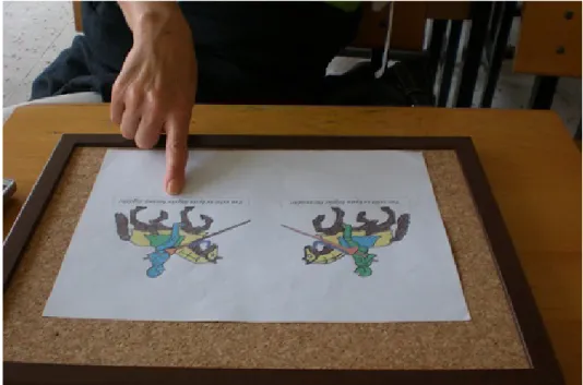 Fig. 3.   A snapshot of the moment that a teacher was making an explanation regarding 