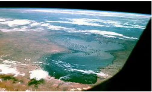 Figure 4.1: Lake Chad by Apollo 7, 1968  Source: WWF Global, 2017, 