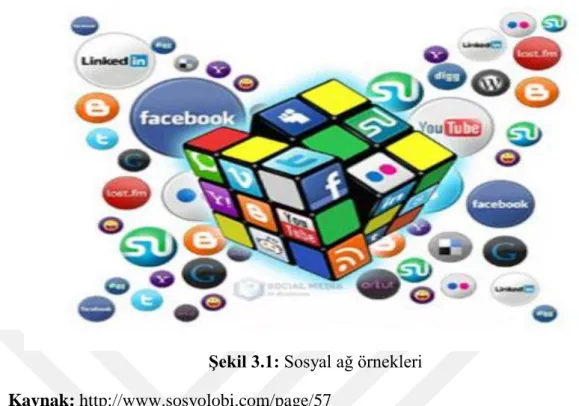 Şekil 3.1: Sosyal ağ örnekleri  Kaynak: http://www.sosyolobi.com/page/57 