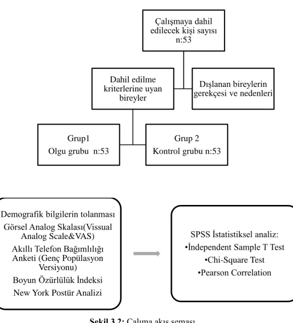 Şekil 3.2: Çalıma akış şeması. 