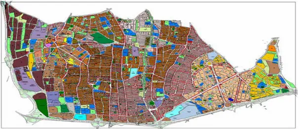 Şekil 4.6: Bahçelievler Kent Planı (Stratejik Plan 2015-2019)  Kaynak, T.C. Bahçelievler Belediyesi Stratejik Plan 2015-2019, s.51 