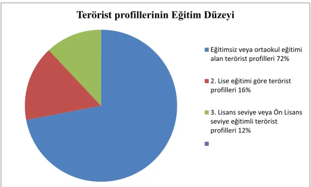 Şekil 4.1: Bireylerin Terör Örgütüne Katılmasına Etki Eden Faktörler Üzerine Bir  Alan  Çalışması:  PKK/KCK  Örneği  isimli  dergideki  kaynaktan  esinlenerek  düzenlenmiştir (Özeren, Başıbüyük, &amp; Sözer, 2012) 