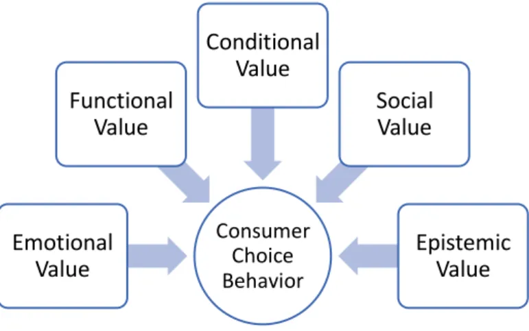 Figure 2.4 Theory of Consumption Values 