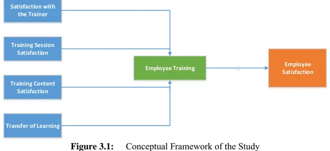 Figure 3.1:  Conceptual Framework of the Study