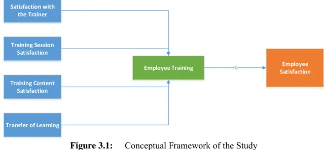 Figure 3.1:  Conceptual Framework of the Study
