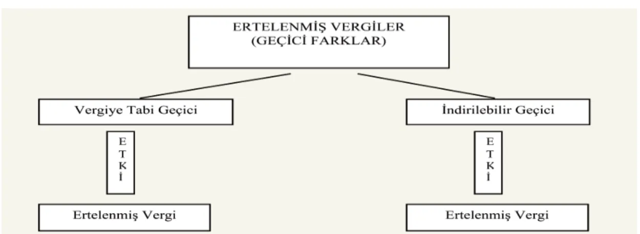 Şekil 2. Geçici Fark Çeşitleri