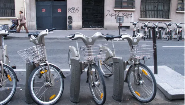 Şekil 3.1:Paris Bisiklet Paylaşım İstasyonu 