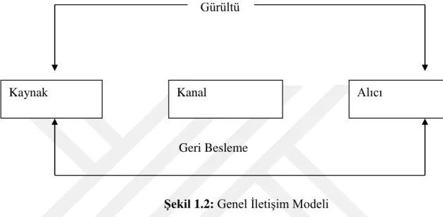 Şekil 1.2: Genel İletişim Modeli 