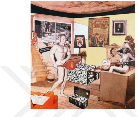 Şekil 2.4 : Richard Hamilton, “Bugünün Evlerini Bu Denli Farklı, Bu Denli Cazip  Kılan Tam Olarak Nedir?” 