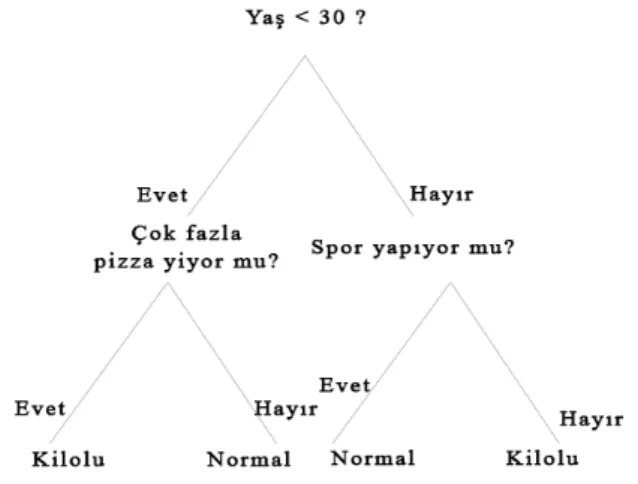 Şekil 2.9 : Karar Ağacı Örneği 