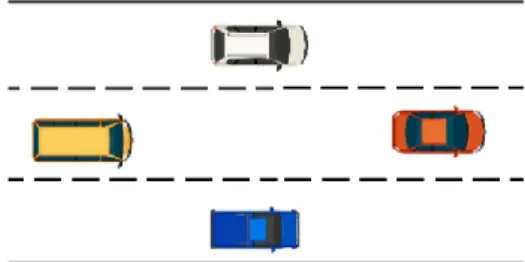 Figure 1. A convoy in a diamond formation 