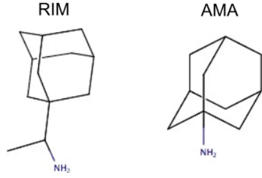 Figure 1. 2D drawings of RIM and AMA ligands.