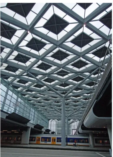 Şekil  2.25  Hollanda  Tren  İstasyonunda  Çatıda  Kullanılan  Fotovoltaik  Paneller 