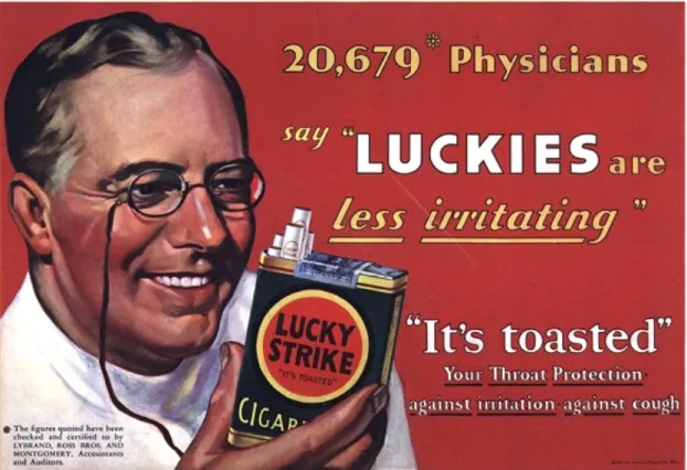 Şekil 2.39. Sigara Markası Lucky Strike’ nin Tanıtım Afişi.  