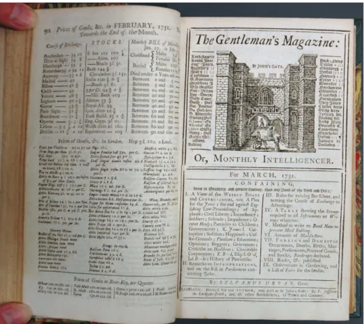 Şekil 2.2.The Gentleman’s Magazine / 1731-1818. 