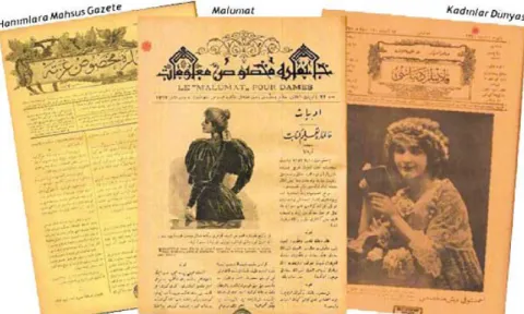 Şekil 2.16.İlk Kadın Dergileri, 1869. 