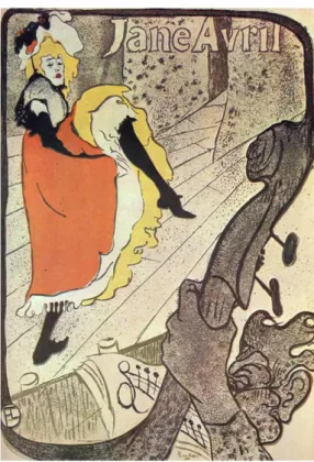 Şekil 2.4. : Afiş illüstrasyonu, Henri de Toulouse-Lautrec. 