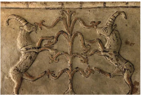 Şekil 2.17. Pişmiş Toprak Mimari Kaplama Levhası (Pazarlı, M.Ö. 1050-500).