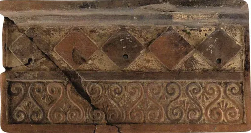 Şekil 2.19. Pişmiş Toprak Mimari Kaplama Levhası (Gordion, M.Ö.1050-500).   